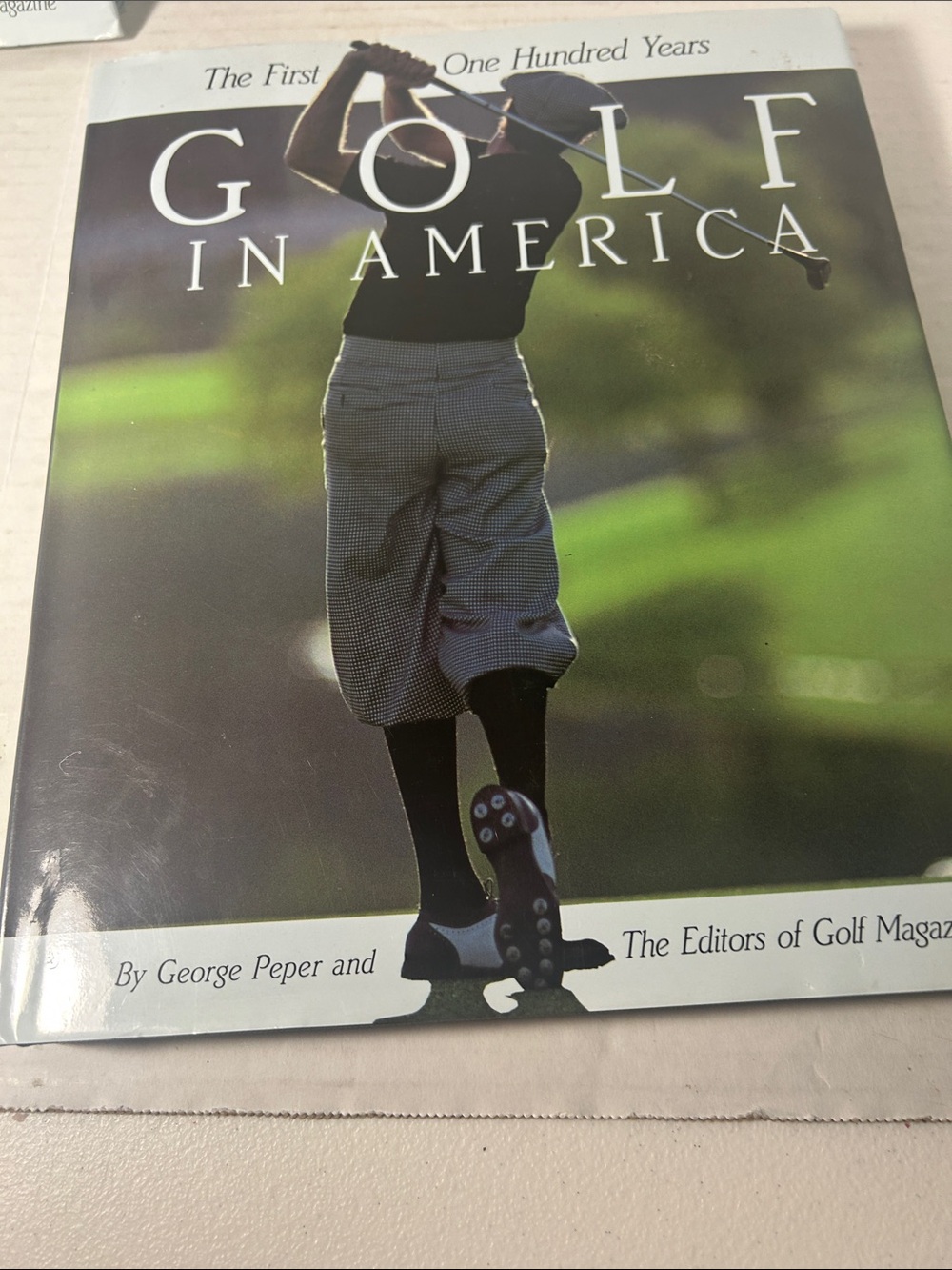 Nokia Golf In America Hardcover with Green and Black Cover Art